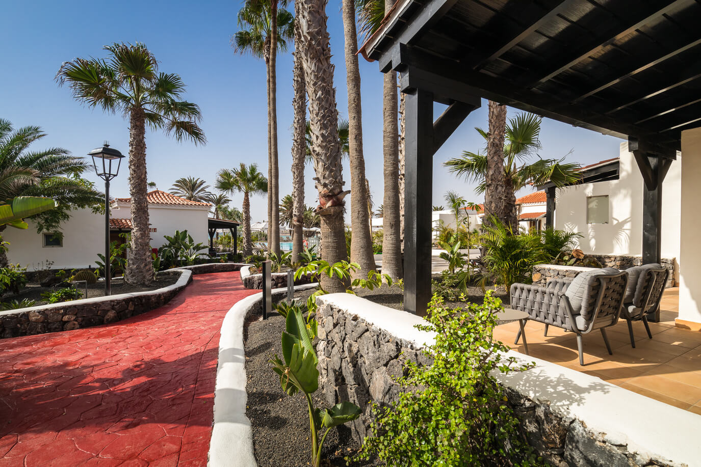 Fuerteventura tourist attractions: The grounds of the Barceló Fuerteventura Royal Level Adults Only hote