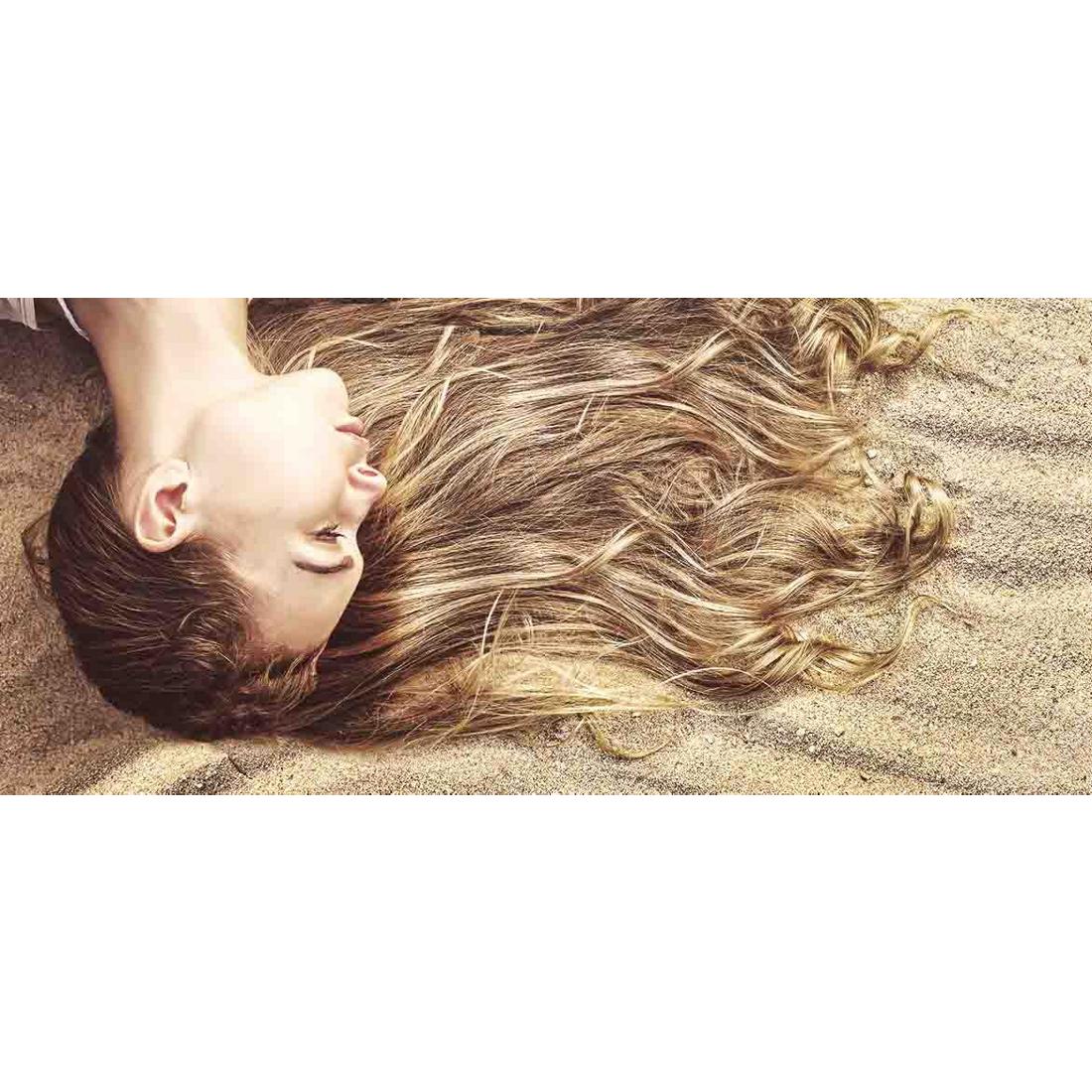 beach brown hair