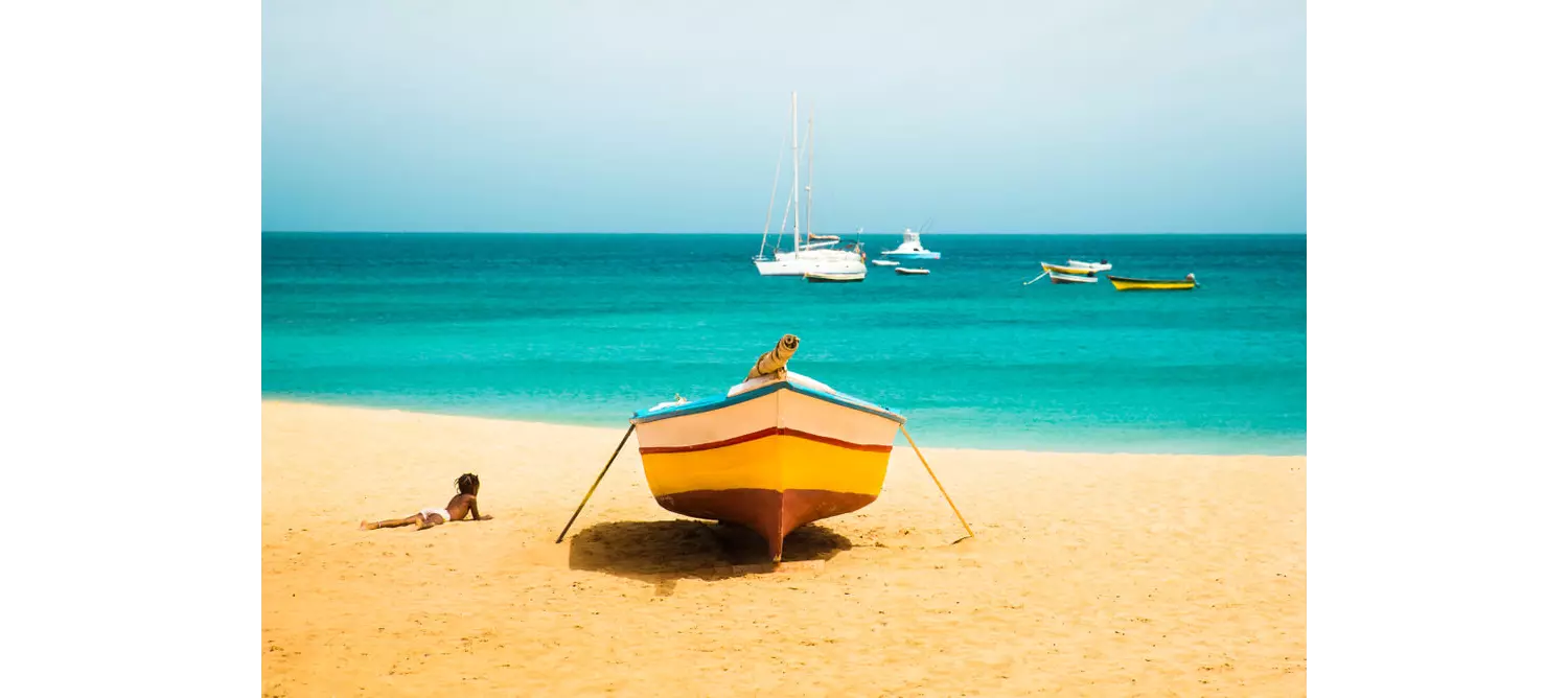 How to fly with a baby: Pristine beaches of Isla Sal, Cape Verde