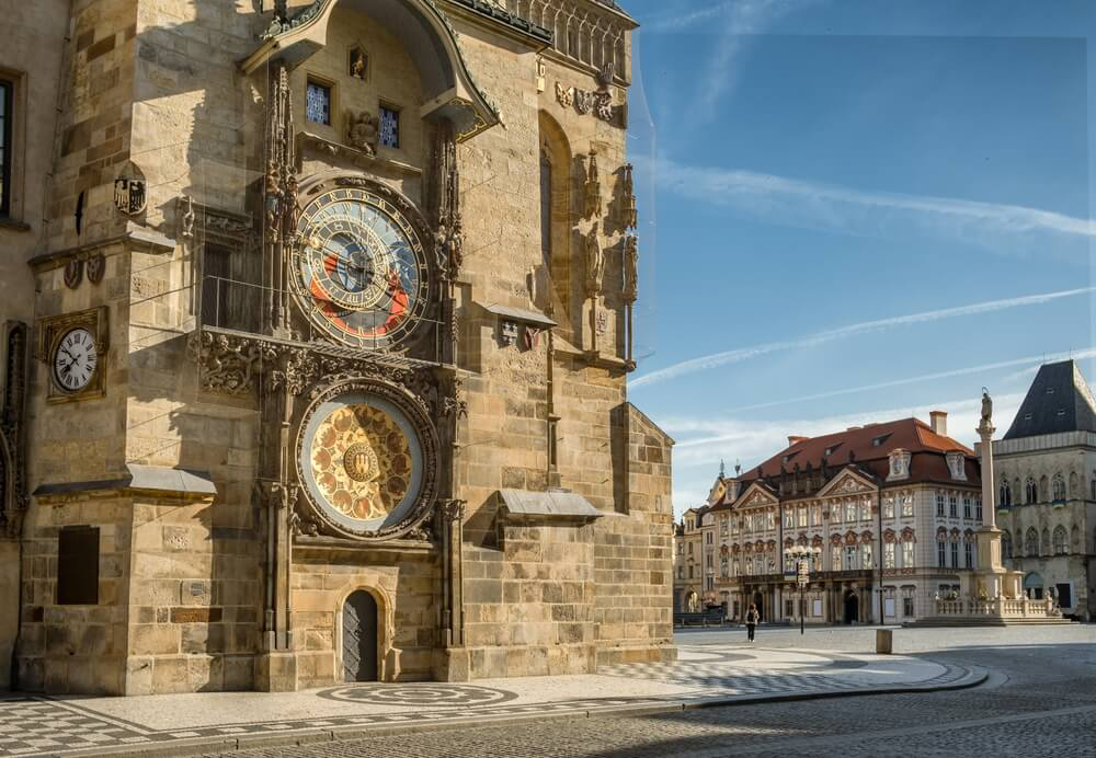 Eine der berühmtesten Uhren der Welt: die Uhr am Prager Rathaus.