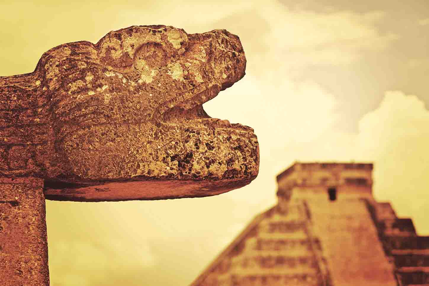 La serpiente emplumada maya
