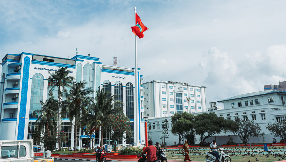 Platz der Republik in Malé.