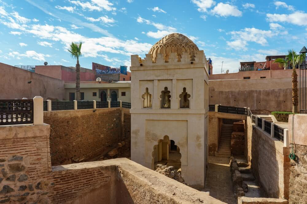 Die Koubba el-Baadiyn in der Medina von Marrakesch.