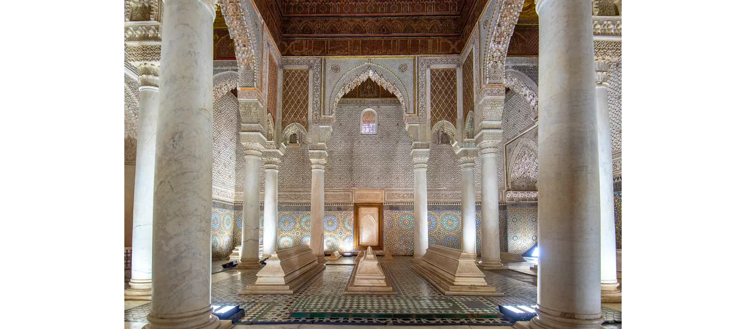 Die Saadier Gräber in Marrakesch, Marokko.