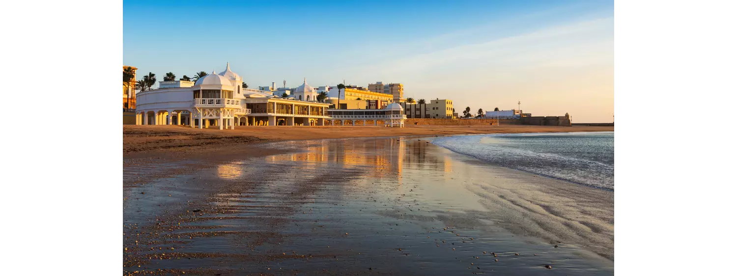 atardecer playas de cadiz 