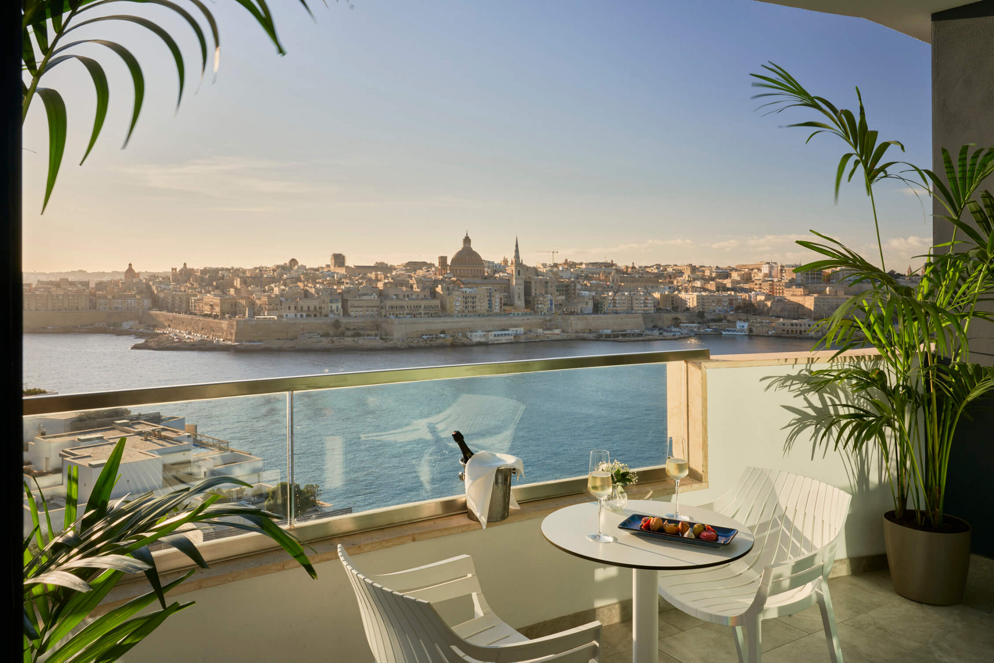 Aussicht auf Valletta: ein ideales Reiseziel für einen Minimoon.