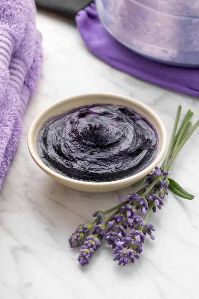 Moroccan beauty products: A small bowl of Moroccan Baldi, black soap