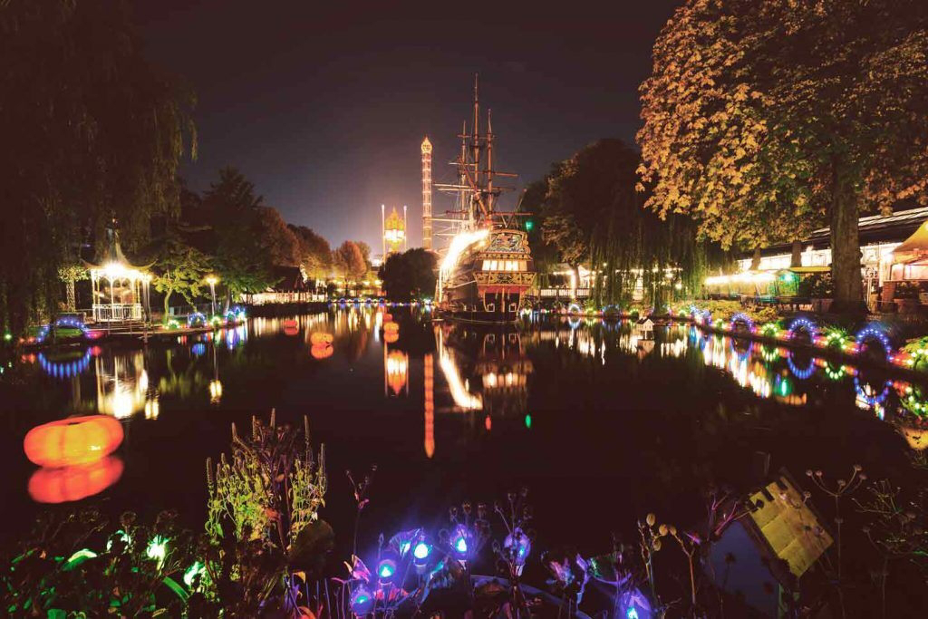 Try delicious Danish hot wine at the legendary Tivoli Gardens