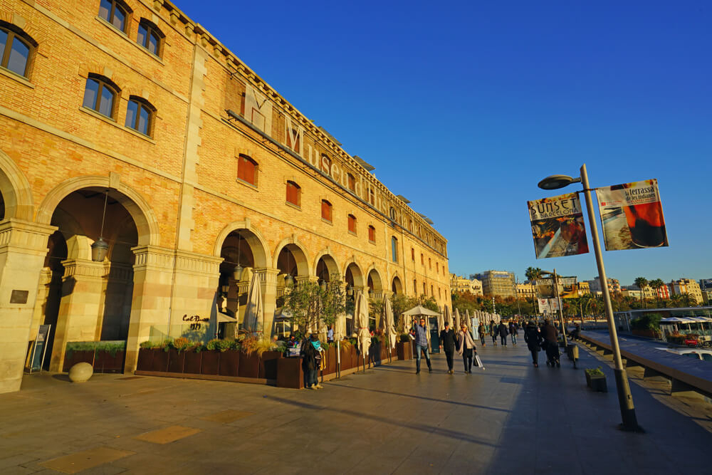 Fassade des Historischen Museums von Barcelona (MUHBA).