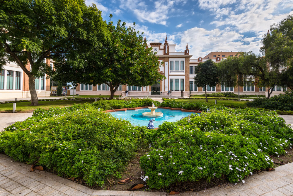 Das Gebäude der Tabakfabrik in Málaga, in dem die Sammlung des Russischen Museums untergebracht ist.
