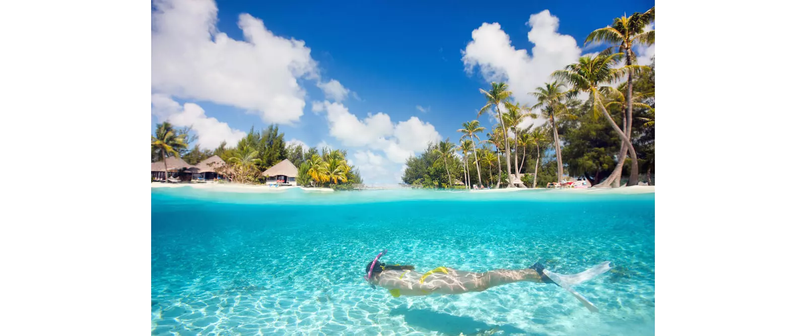 Die besten Orte zum Schnorcheln haben seichtes, klares Wasser