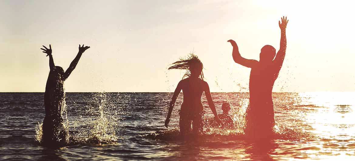 Vacaciones tropicales en países con clima templado