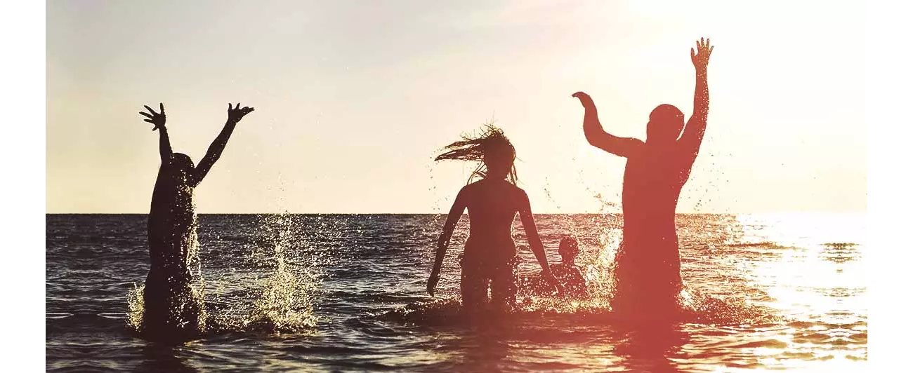 Vacaciones tropicales en países con clima templado