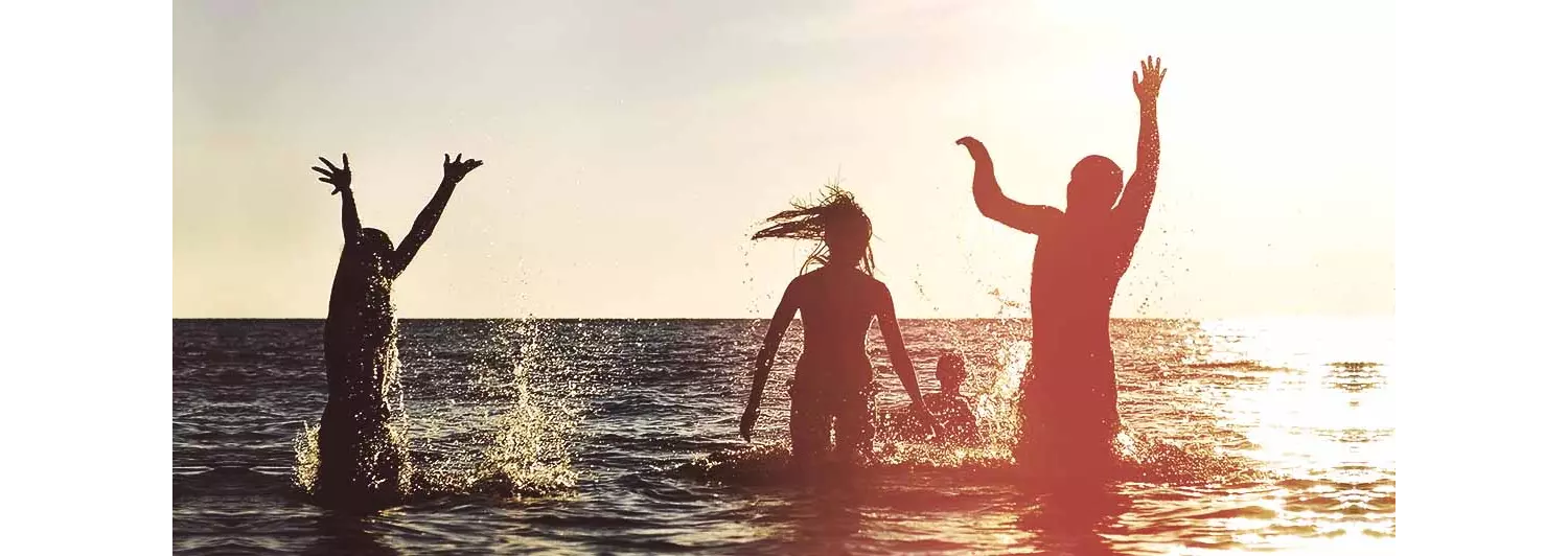 Vacaciones tropicales en países con clima templado