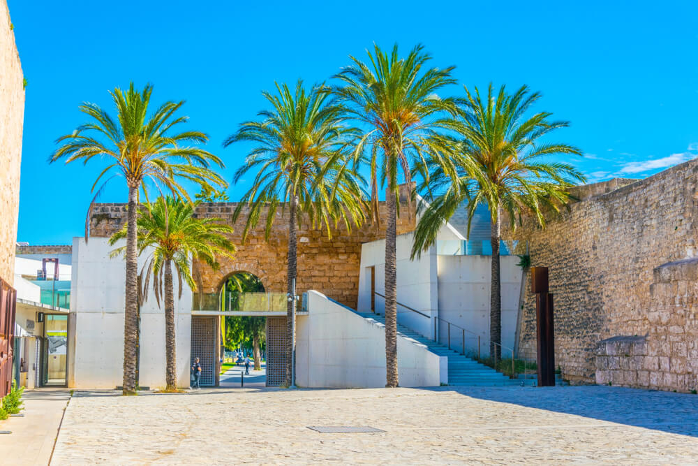 Innenhof im Museum Es Baluard in Palma de Mallorca.