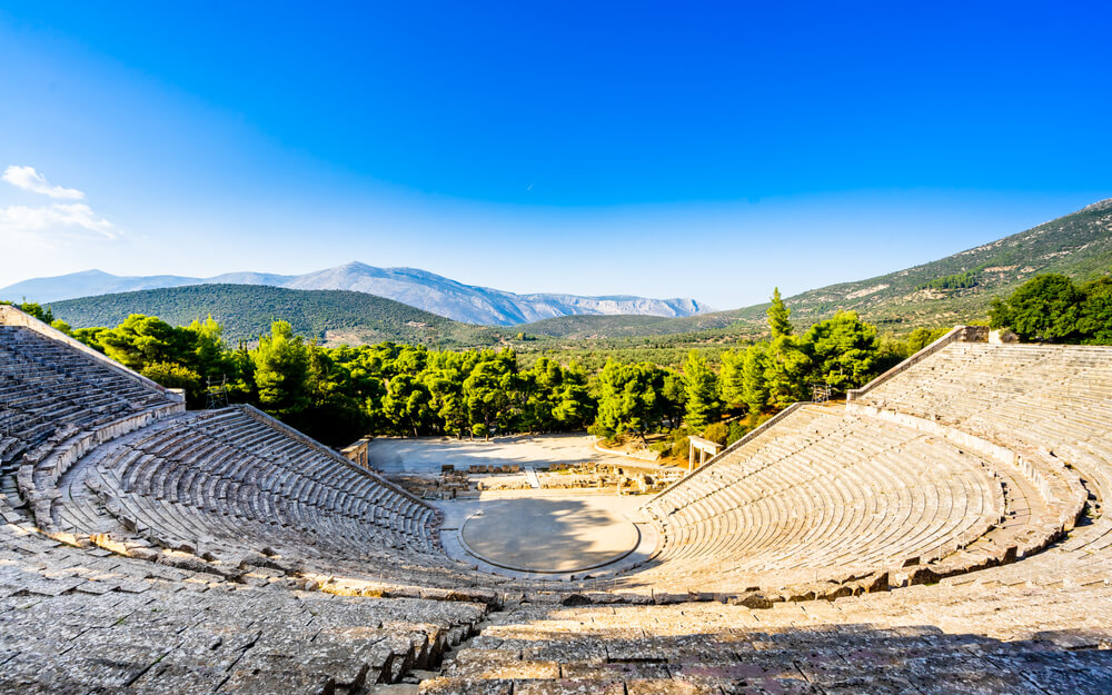Peloponnes schönste Orte: Theater von Epidauros.