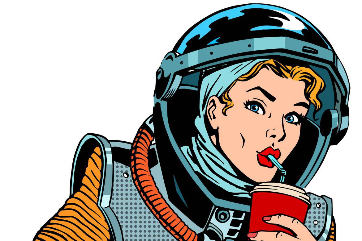 pin-and-travel-Was-essen-Astronauten