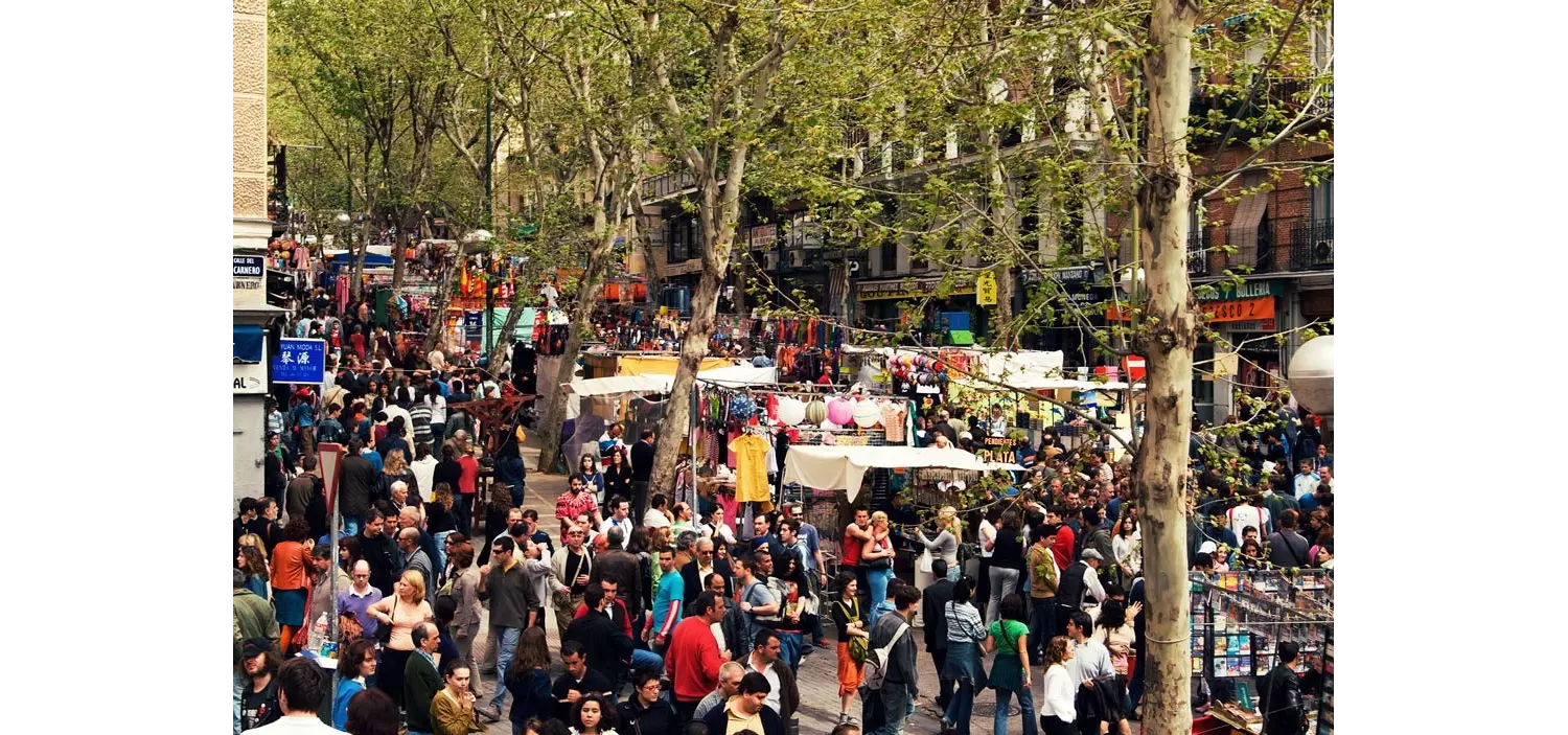 El Rastro en Madrid