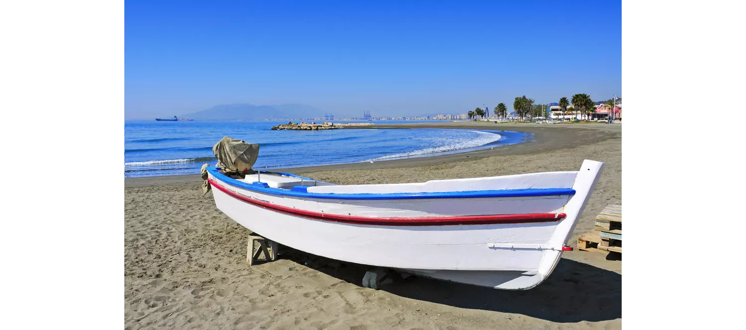 playa-en-la-ciudad-Pedregalejo-Málaga