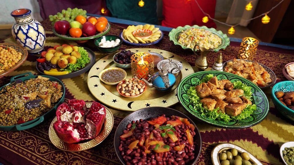 Moroccan gastronomy: A table full of traditional Moroccan food