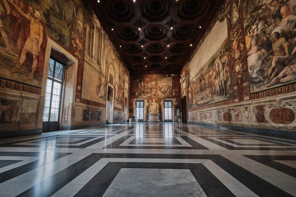 Ausstellungssaal in den Kapitolinischen Museen, eine Option, wenn man Rom in 3 Tagen besucht.