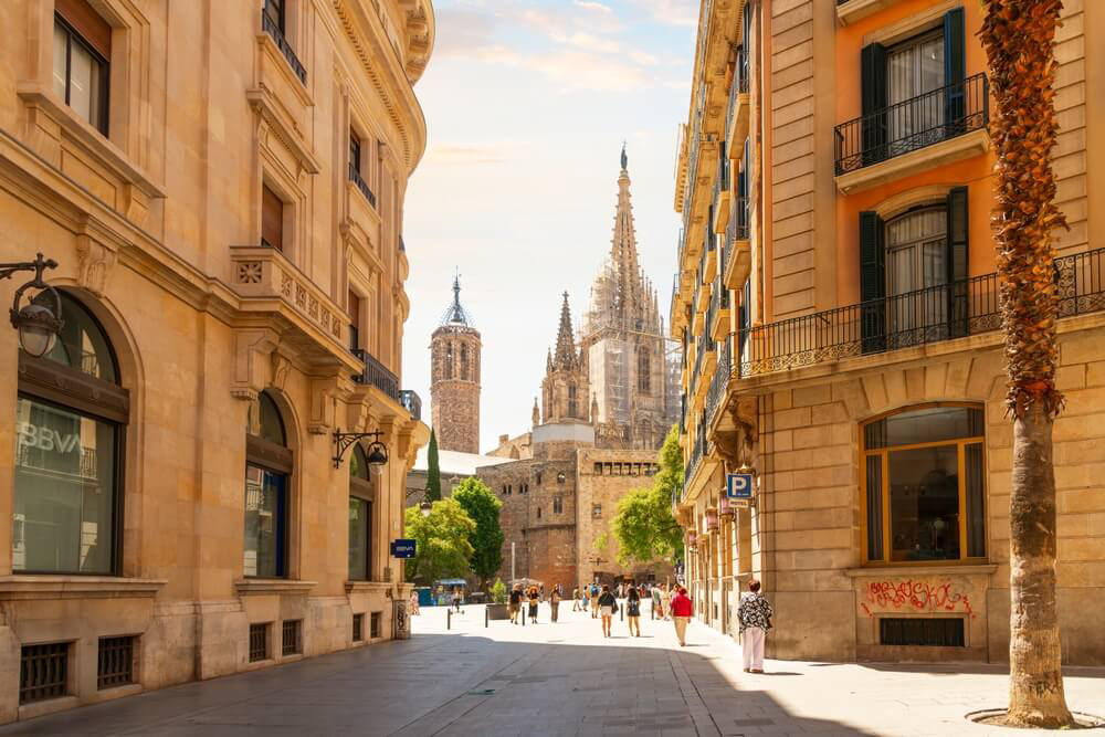 Das Barri Gòtic in Barcelona: einer der vielen schönen Romanschauplätze der Stadt