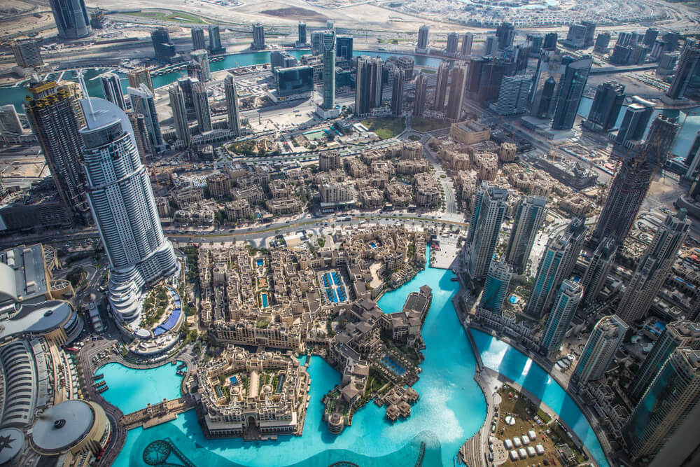 Romantic getaways in Dubai: views from the Burj Khalifa