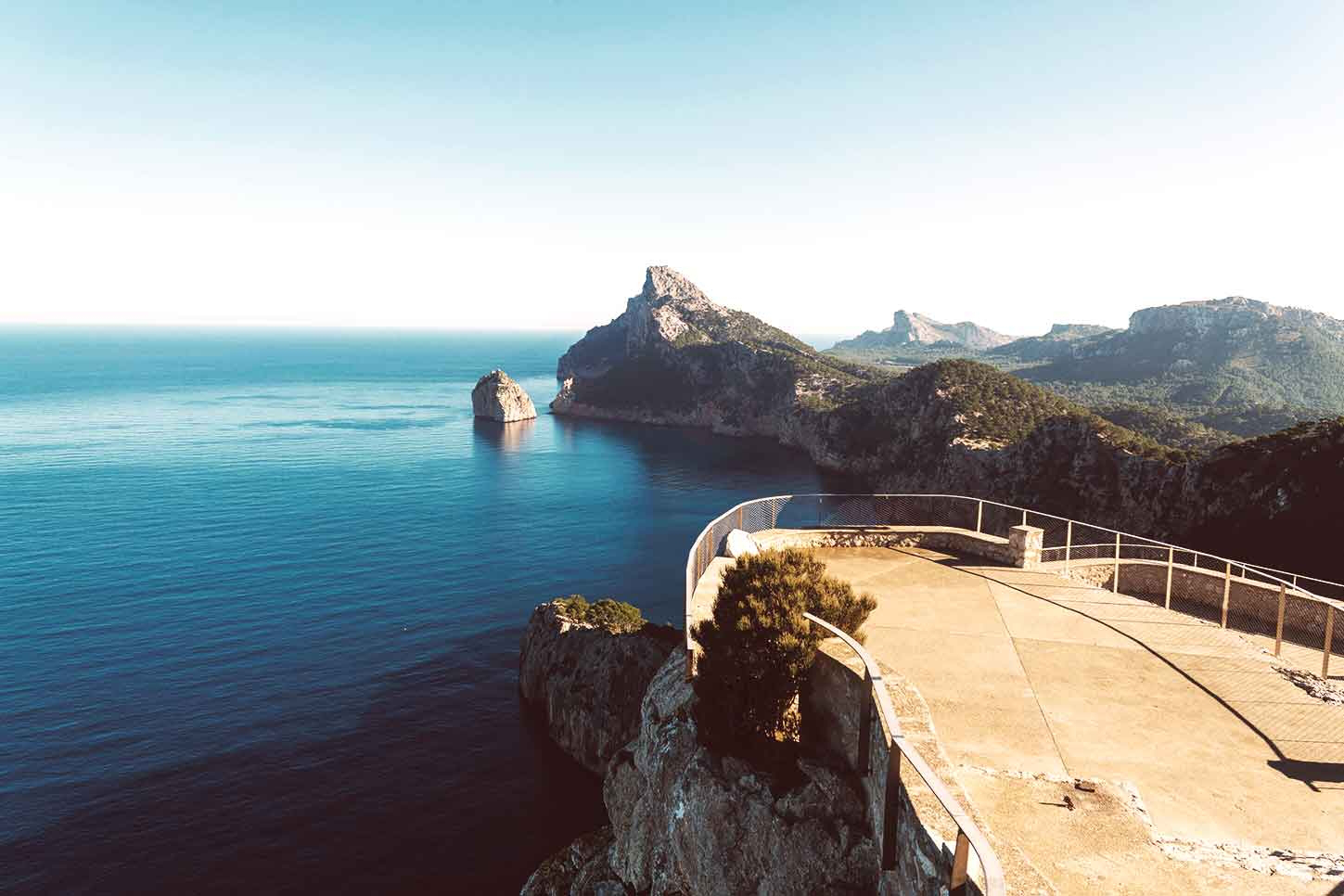 To see some of the most beautiful places in Majorca you need to get up high