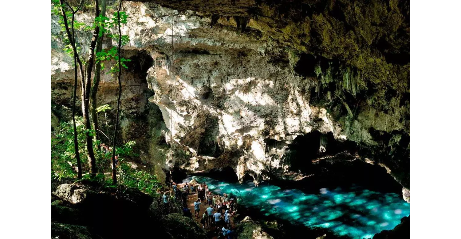 Entdecke in Santo Domingo interessante Orte wie den Nationalpark Los Tres Ojos