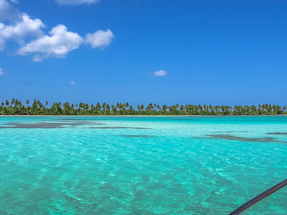 Saona Island’s natural pool is the largest in the world.