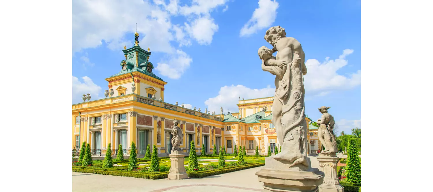 Sehenswürdigkeiten in Warschau: der Wilanów-Palast.