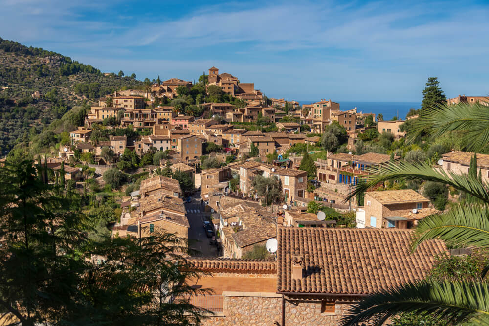 Das Berdorf Deià auf Mallorca.