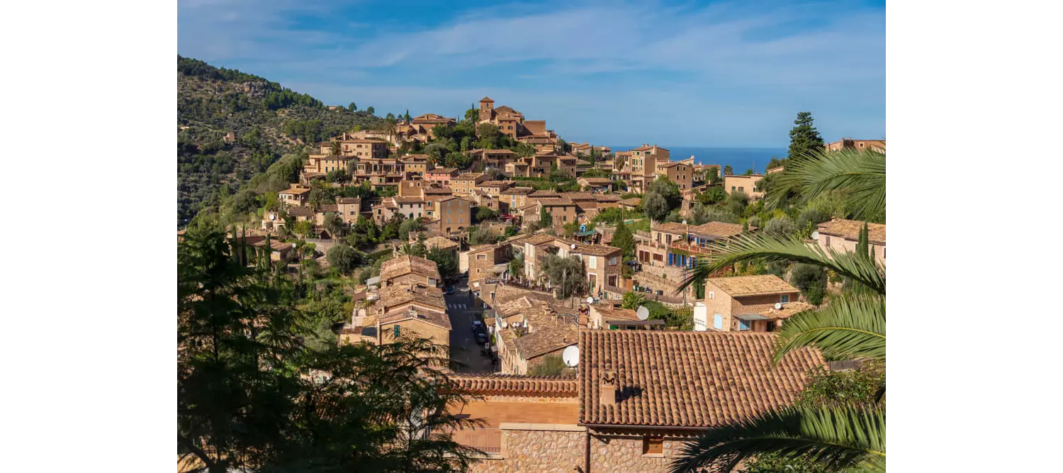 Das Berdorf Deià auf Mallorca.