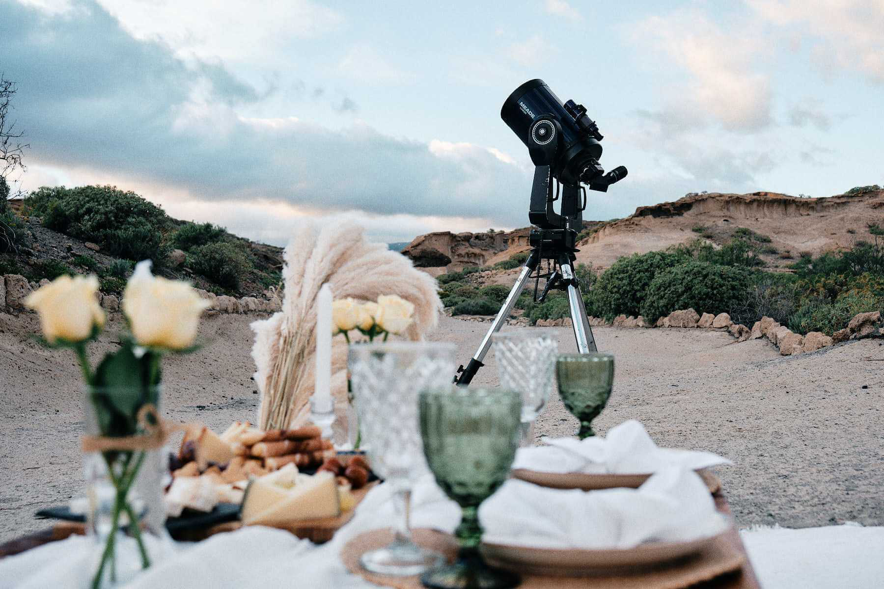 Enjoy a private picnic and stargazing experience at Barceló Tenerife
