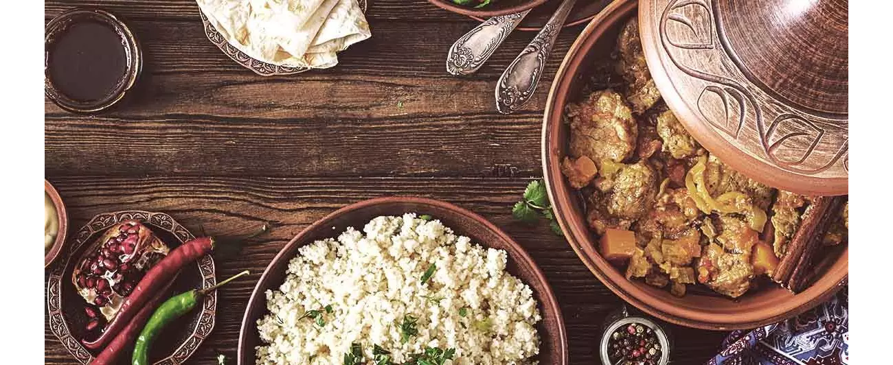 I piatti tipici della cucina marocchina, tra spezie e contrasti.