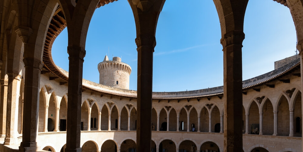 Majorca in July: Inside Bellver Castle, Mallorca