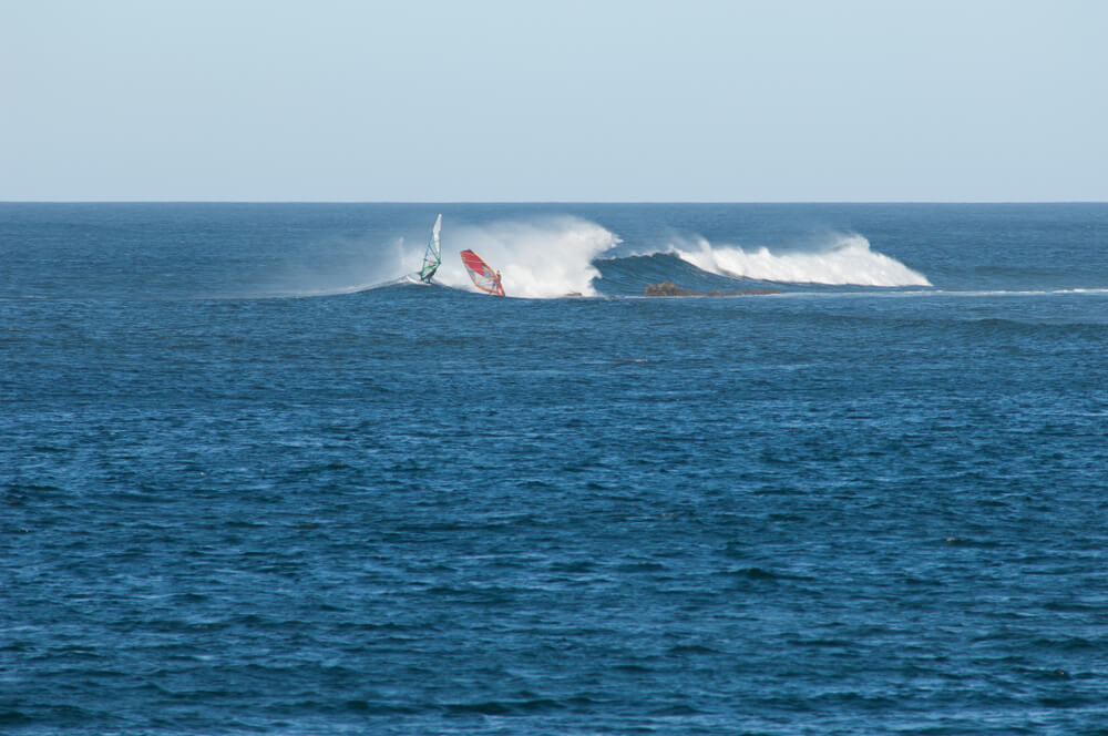 Going to Majanicho is a great spot to surf in Fuerteventura.