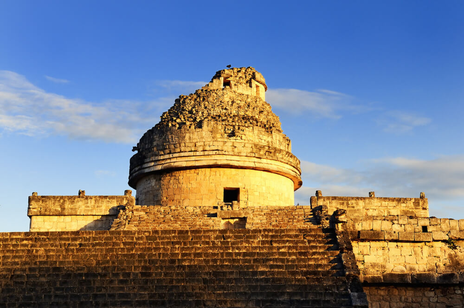 Tagundnachtgleiche Chichén Itzá: Detailansicht des Tempels