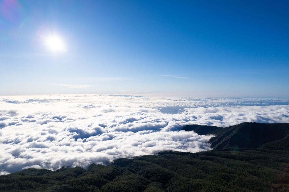 Teide National Park: A sea of clouds across the Teide National Park