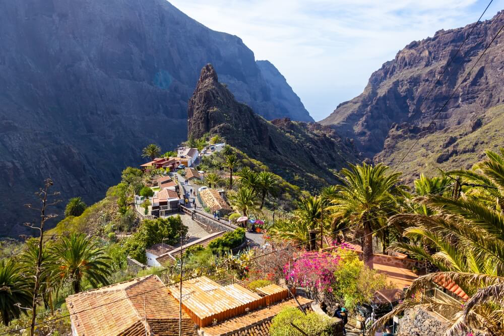 Teneriffa schönste Orte: das hochgelegene Dorf Masca im Teno-Gebirge.
