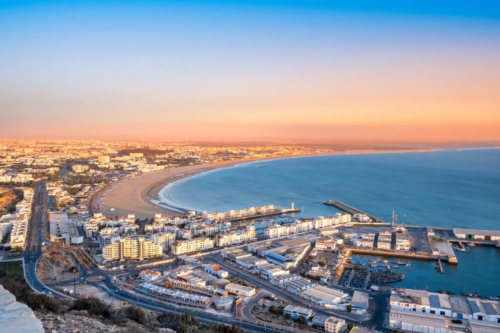 Views: Agadir skyline seen from above