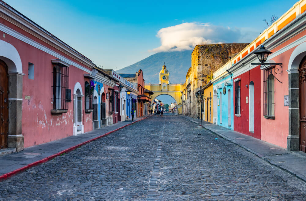 Things to do in Guatemala: The cobbled streets and colored houses of Antigua