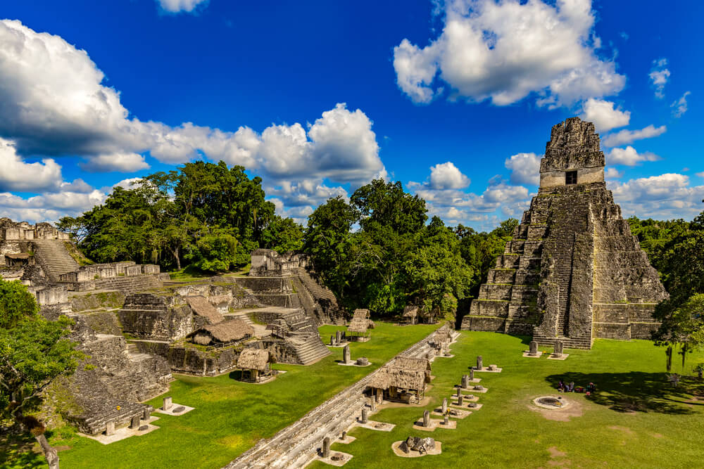 Tikal: A bird’s eye view of the ancient ruins of Tikal