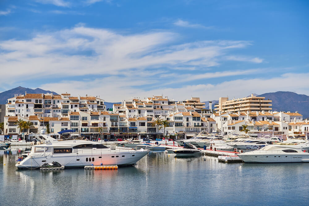 Places to visit in Marbella: The yachts in the marina at Puerto Banús