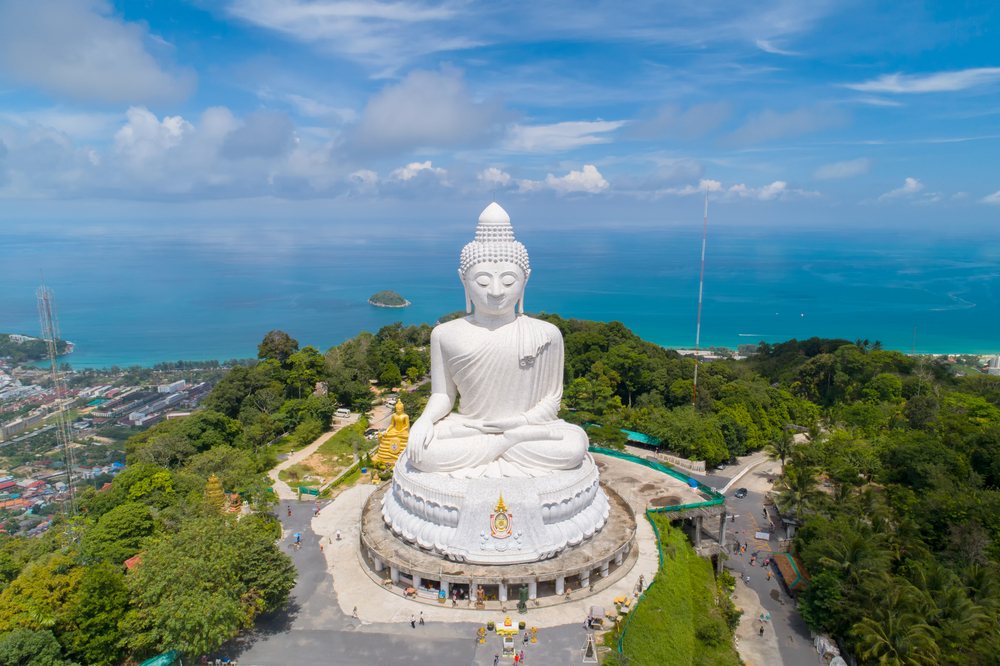 Phuket attractions: Bird’s eye view of the Big Buddha statue