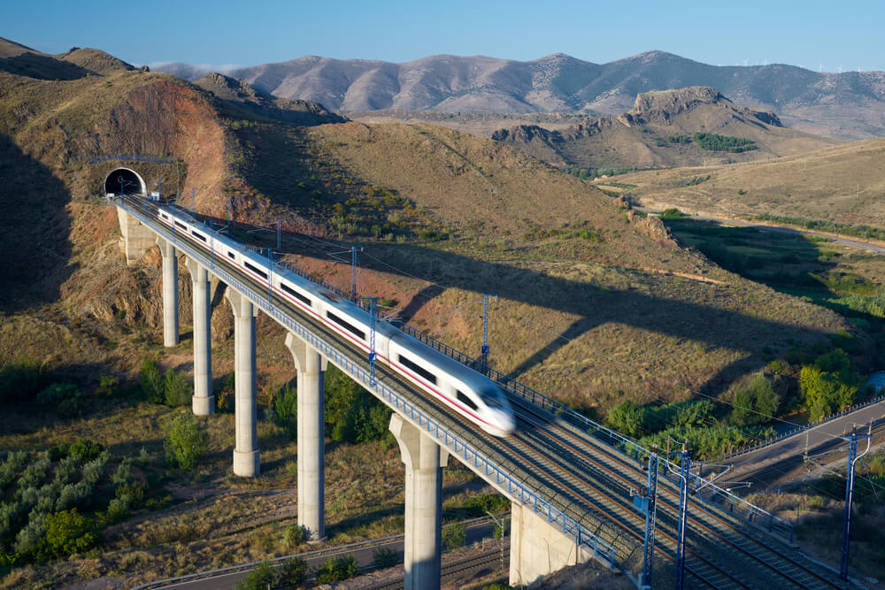 Train journeys in Spain: A bird’s eye view of the high speed AVE train