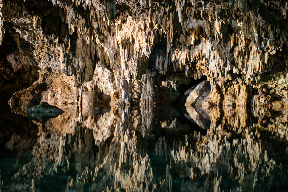 Sehenswürdigkeiten in Tulum: Tropfsteine im Eco Park LabnaHa.