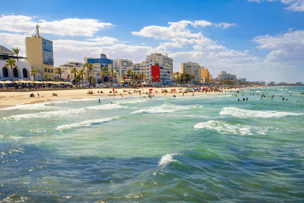 Tunesien schönste Strände: Strandpromenade im Urlaubsort Sousse.