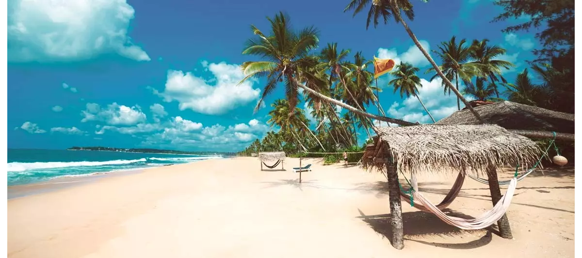 Winter in der Sonne: tropischer Paradiesstrand