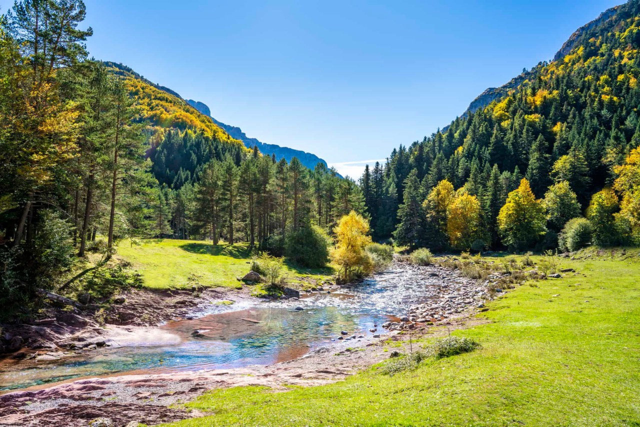About Tourism Day: The green landscape of the Spanish Pyrenees
